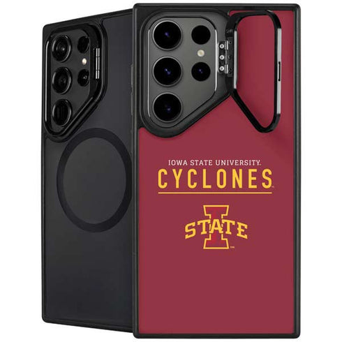 Iowa State University Athletic Text Galaxy Cases